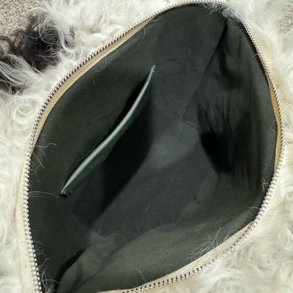 Natural Tigrado Curly Lamb Fur Tote/Handmade Shearling Top Handle Bag/Crossbody - Picture 16 of 16